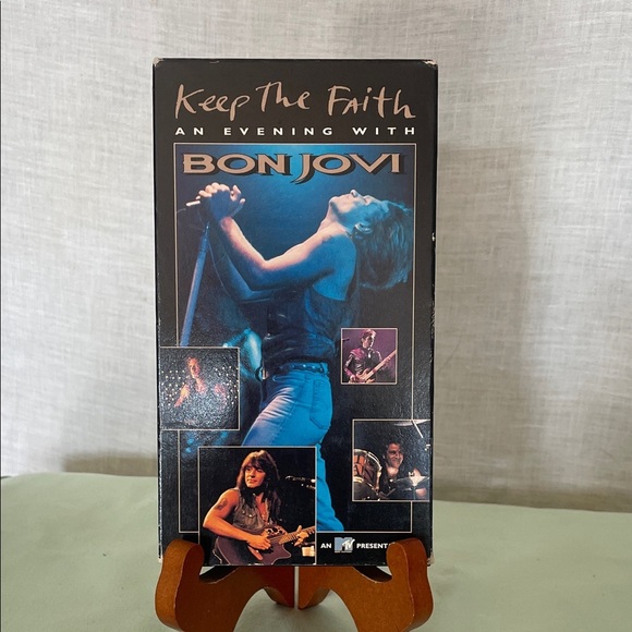 Bon Jovi Keep The Faith VHS 1993 mtv unplugged - Picture 1 of 2